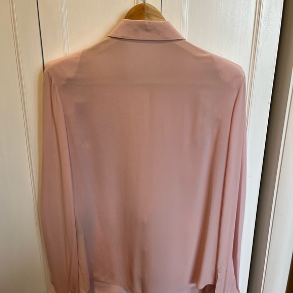 Balmain Paris 2 Pockets Crepe De Chine Buttoned Shirt - Picture 2 of 6